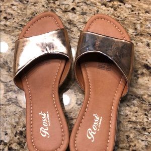 Gold Rosie sandals size 7